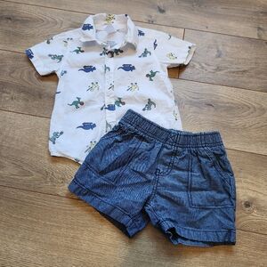 12m Carter's Boys dino Outfit